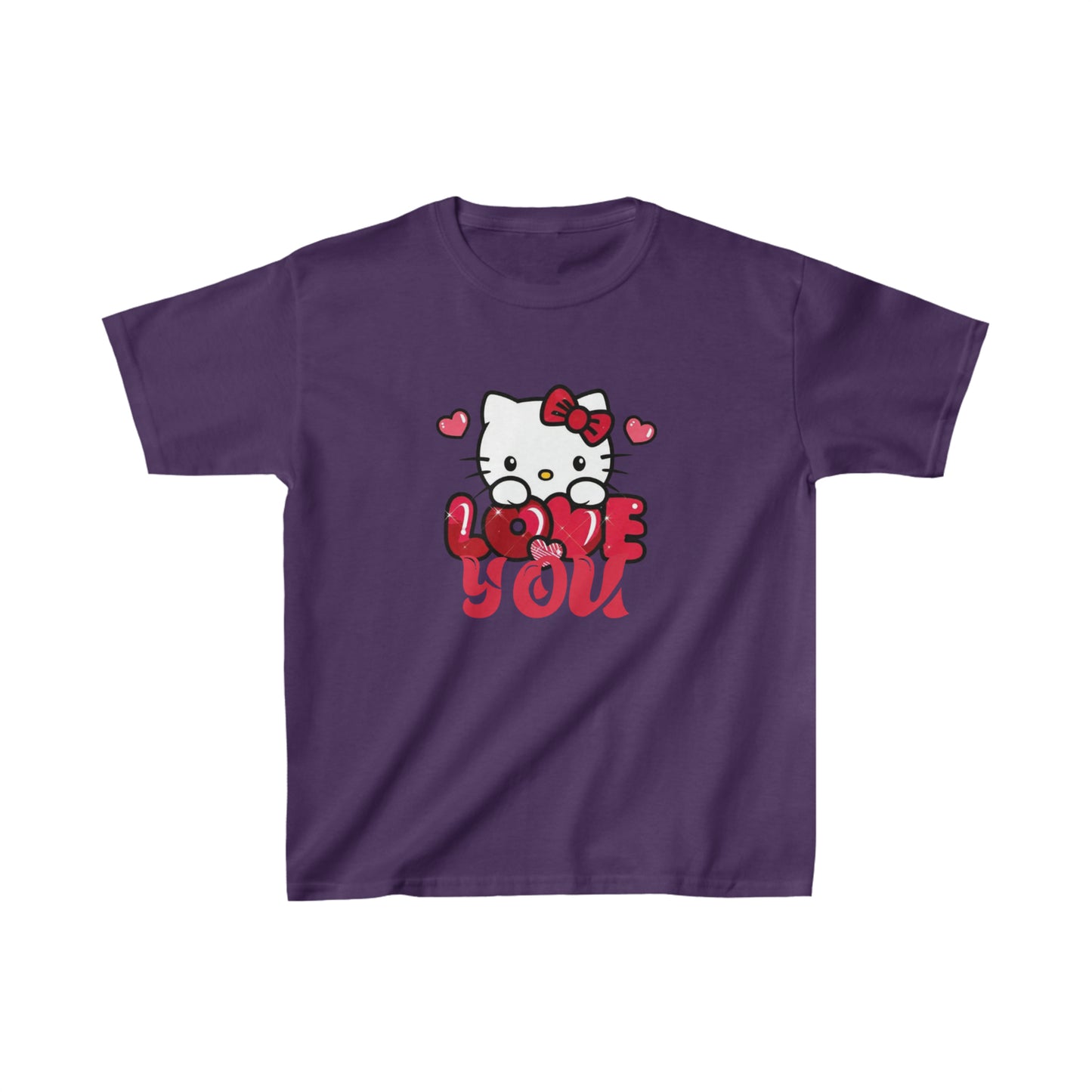 OMNI™ Hello Kitty Valentine's Day Kids Heavy Cotton T-Shirt