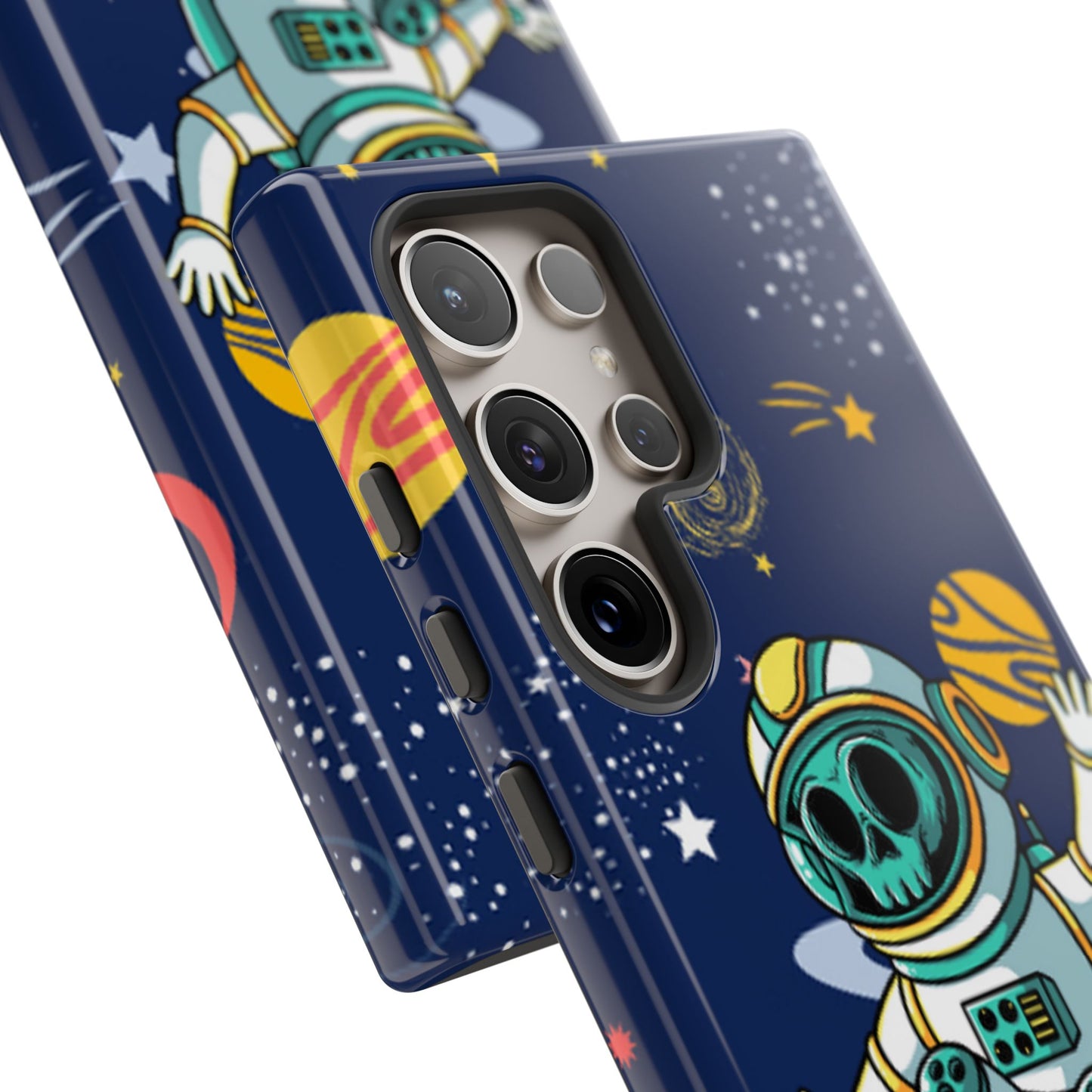 OMNI™ Skeleton Astronaut Space Surfer Double Layered Phone Case