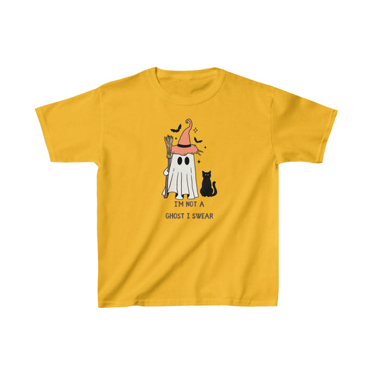 OMNI™ Simple Ghost Design Kids Heavy Cotton™ Tee for Halloween