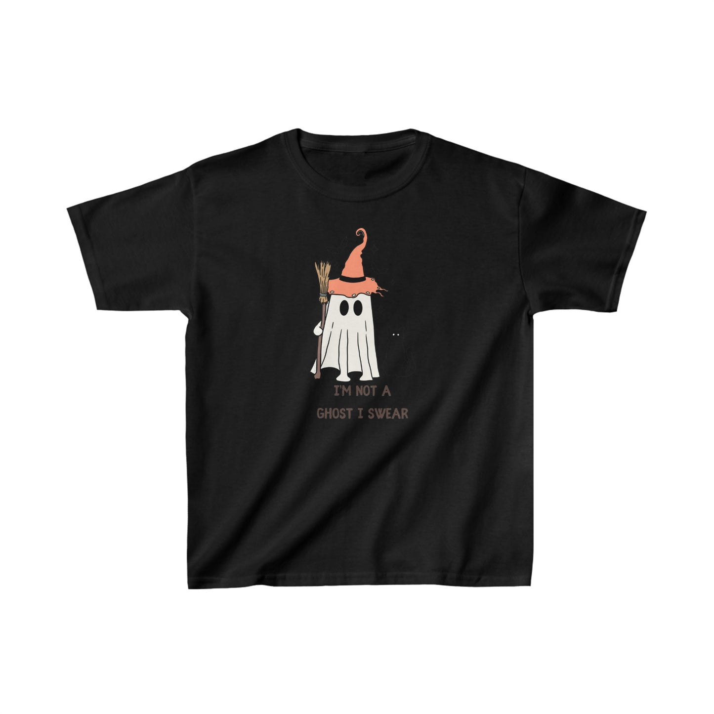 OMNI™ Simple Ghost Design Kids Heavy Cotton™ Tee for Halloween