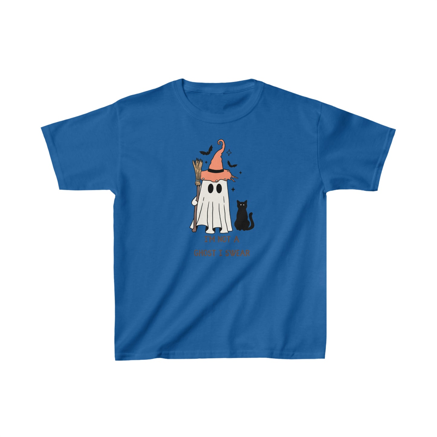 OMNI™ Simple Ghost Design Kids Heavy Cotton™ Tee for Halloween