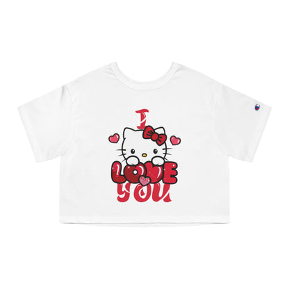 OMNI™ Hello Kitty Valentine's Day Champion Women's Heritage Cropped T-Shirt