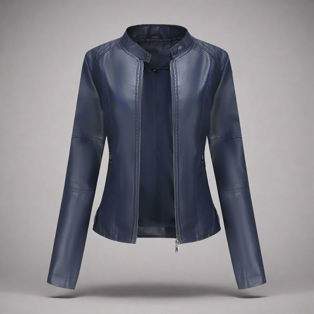 OMNI™ Women's Full-Zipped Leather Jacket