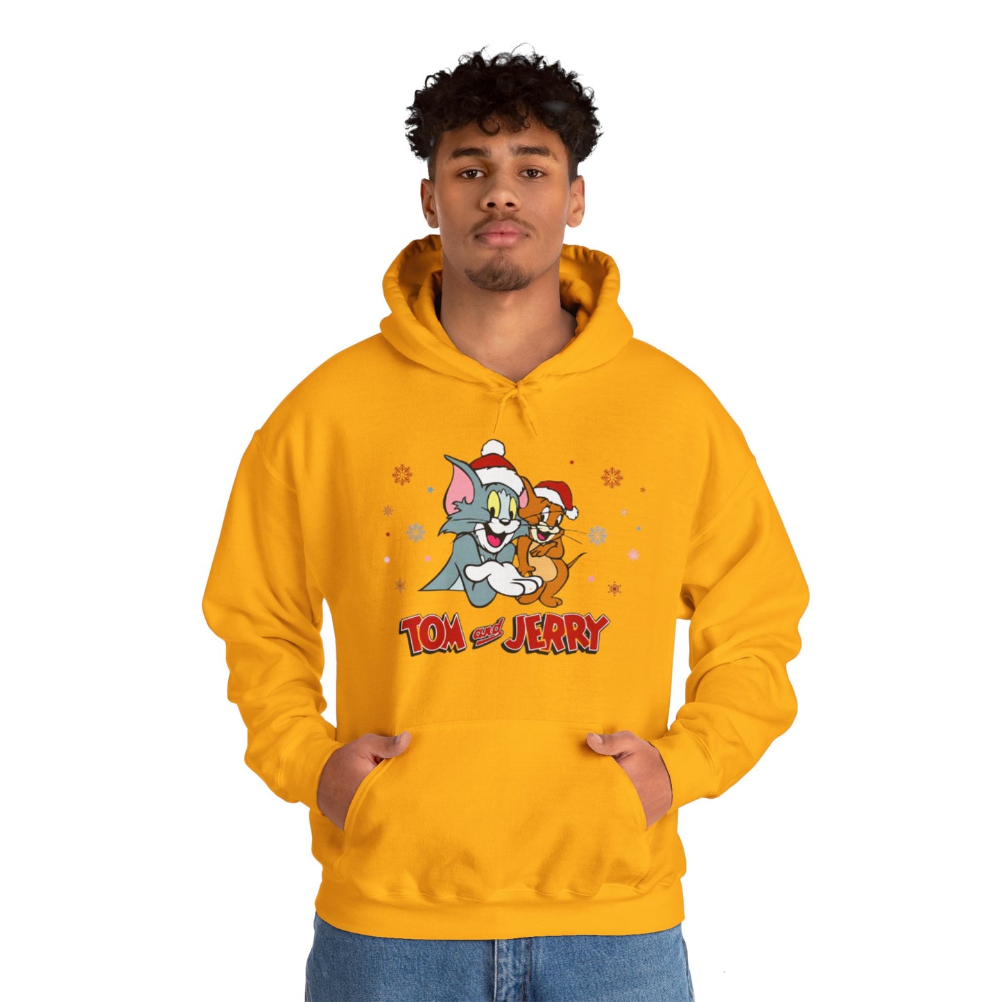 OMNI™ Tom and Jerry Christmas Themed Unisex Heavy Blend Hoodie