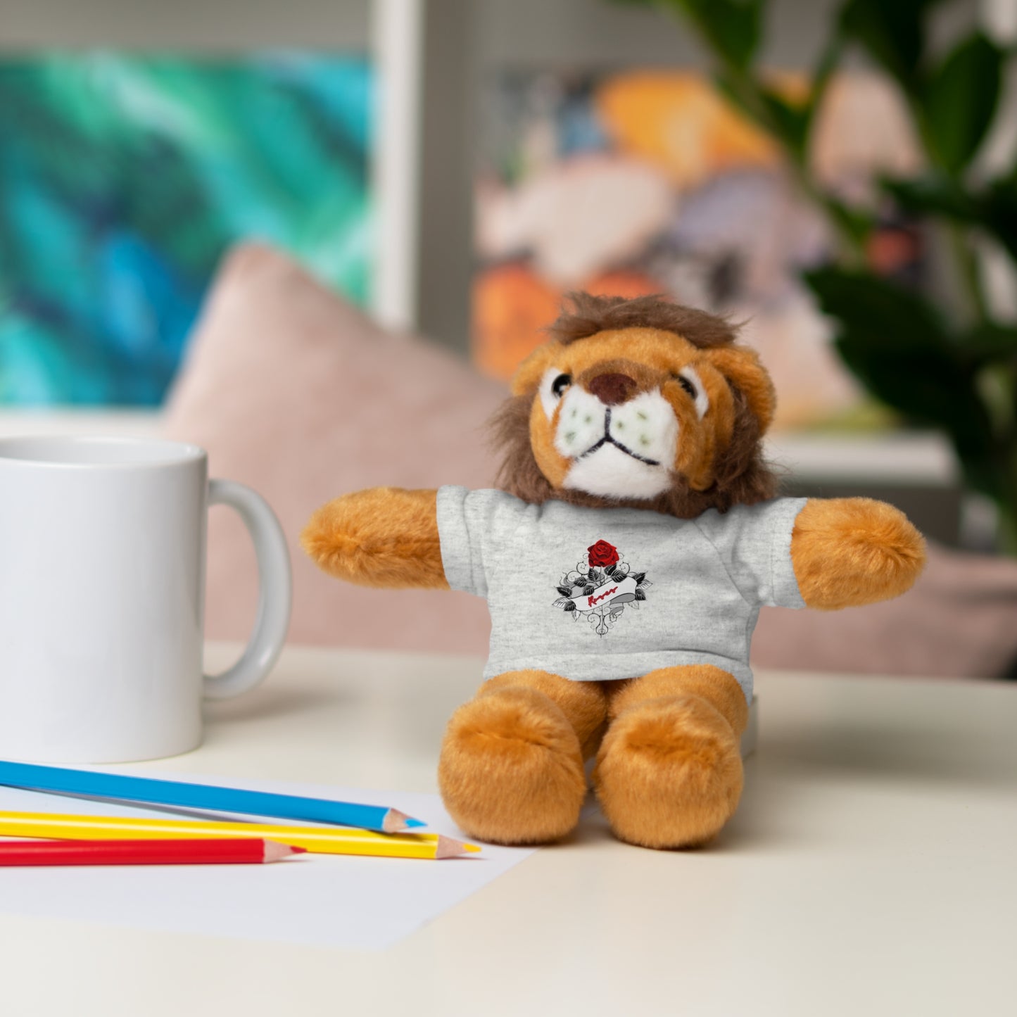 OMNI™ Roses Stuffed Animals with T-Shirt