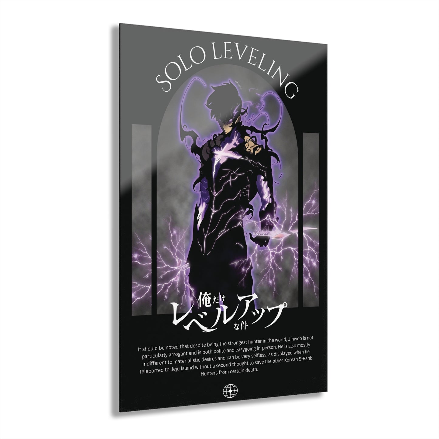 OMNI™ Solo Leveling Sung Jinwoo's Monarch Awakening Acrylic Print