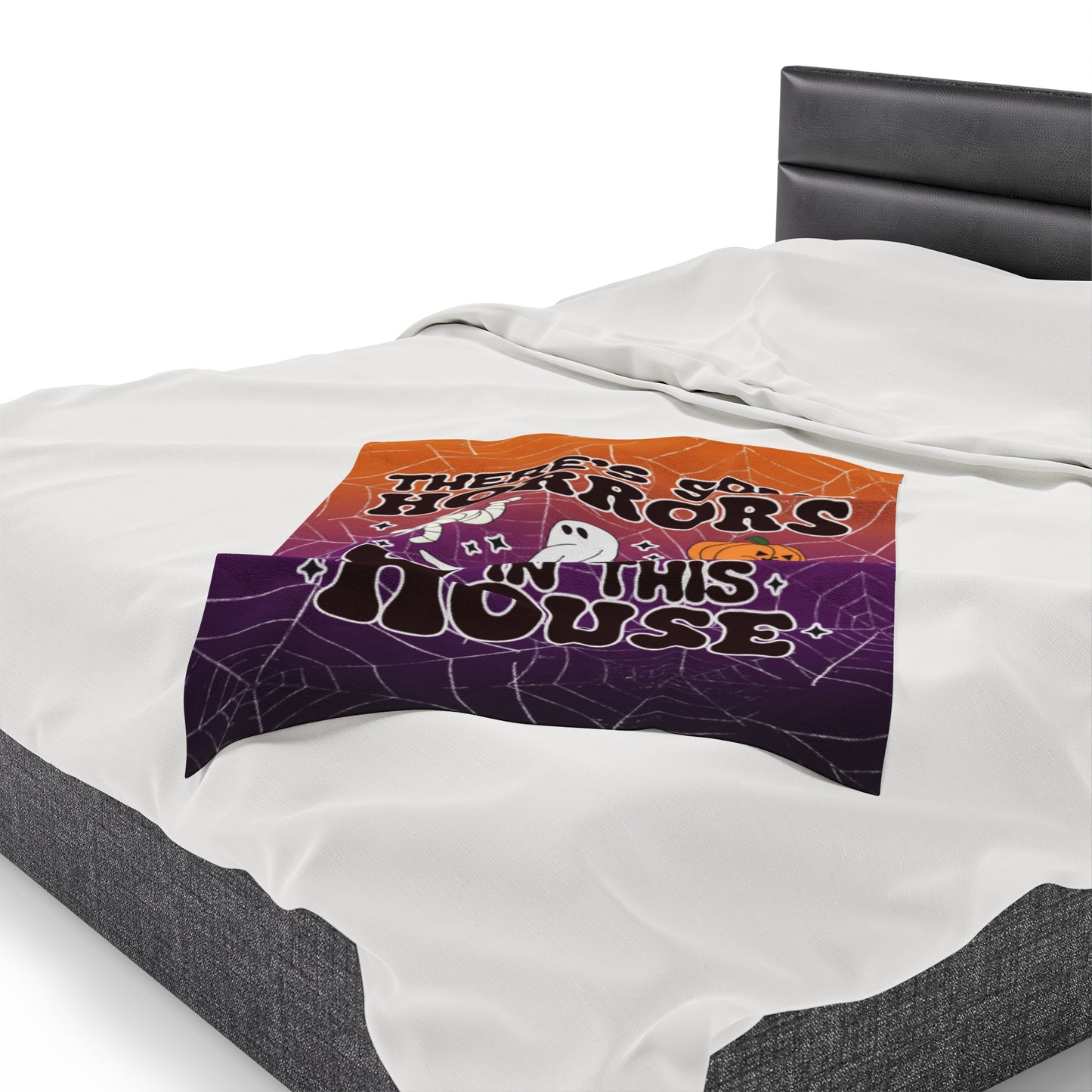 OMNI™ There's Some Horrors In This House Velveteen Plush Blanket