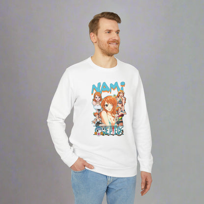 OMNI™ One Piece Cat Burglar Nami Adidas Unisex Fleece Crewneck Sweatshirt