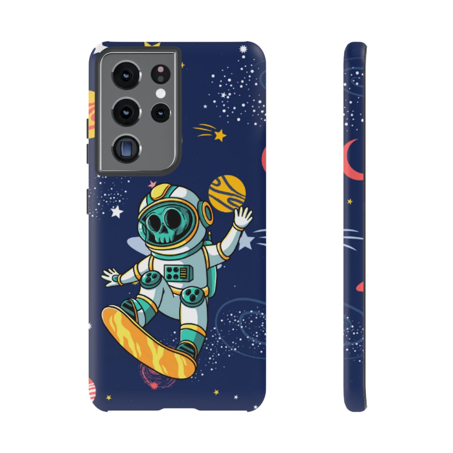 OMNI™ Skeleton Astronaut Space Surfer Double Layered Phone Case