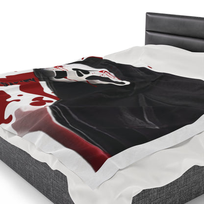 OMNI™ Ghostface Design Velveteen Plush Blanket