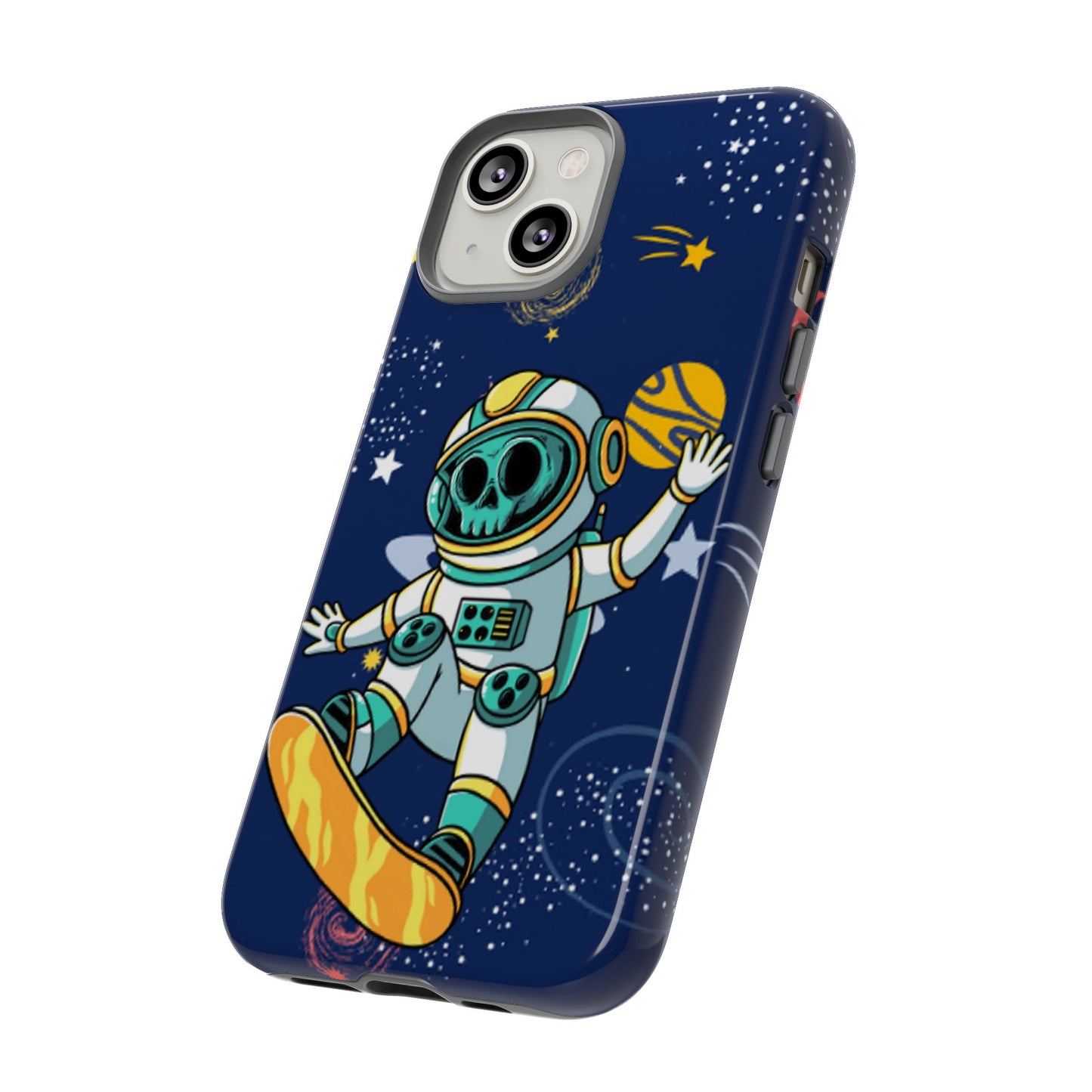 OMNI™ Skeleton Astronaut Space Surfer Double Layered Phone Case