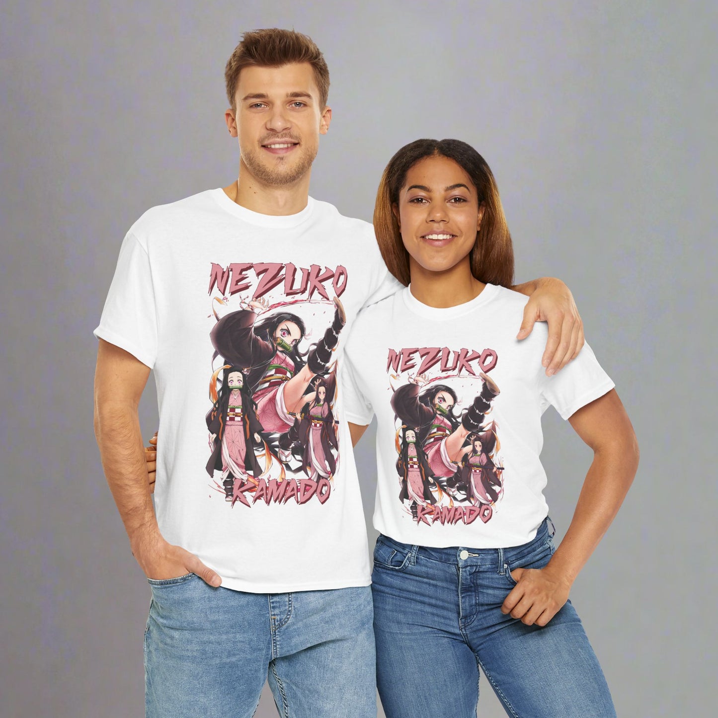 OMNI™ Demon Slayer Nezuko Kamado Unisex Heavy Cotton T-Shirt