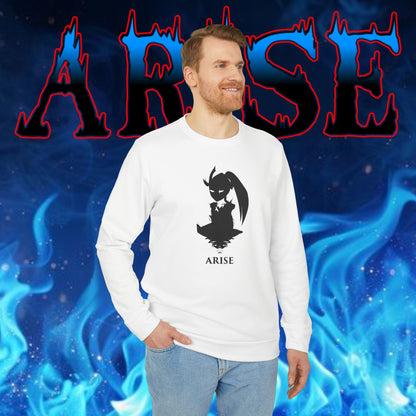 OMNI™ Solo Leveling Marshal Igris Adidas Unisex Fleece Crewneck Sweatshirt