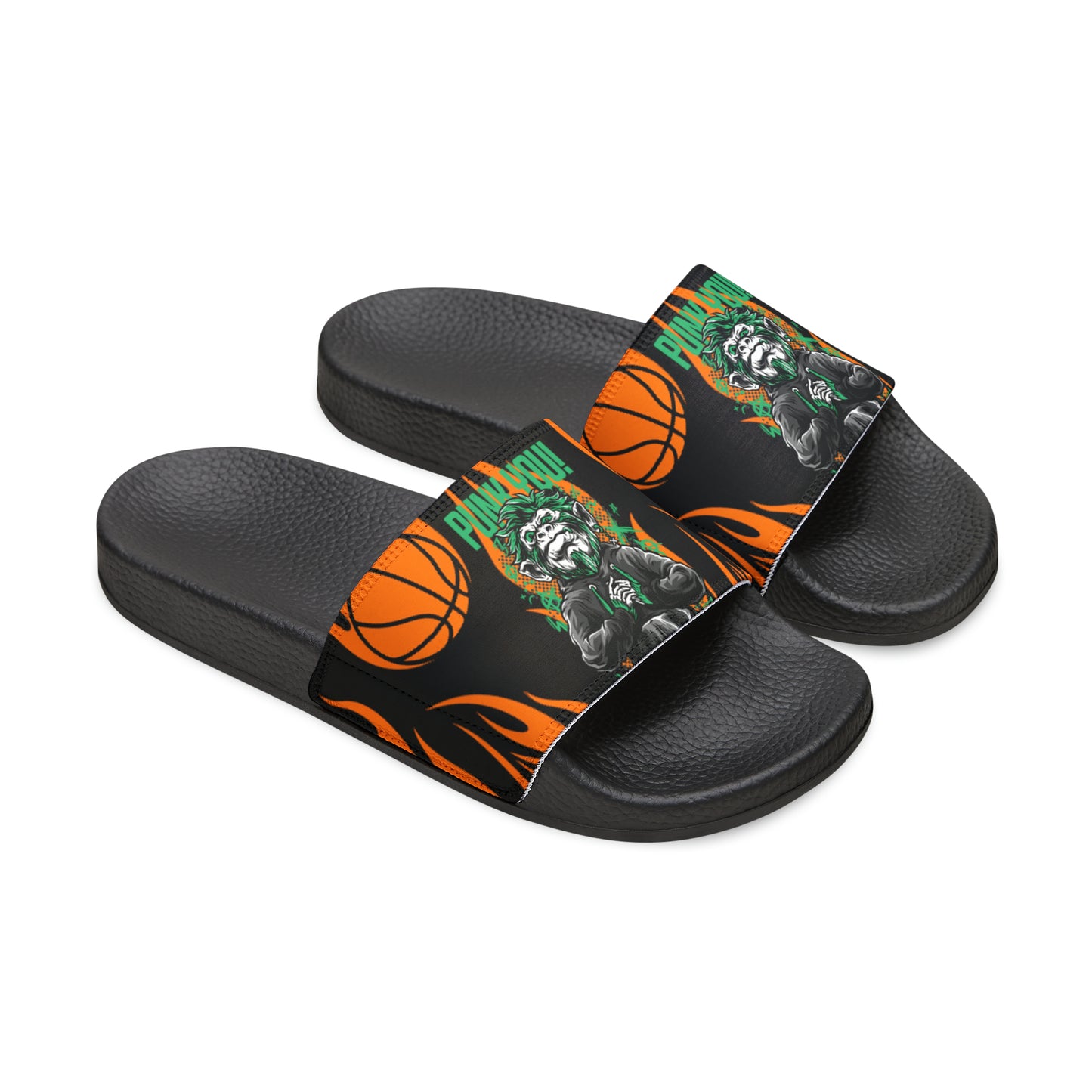 OMNI™ Punk Hipster Monkey Men's PU Slide Sandals