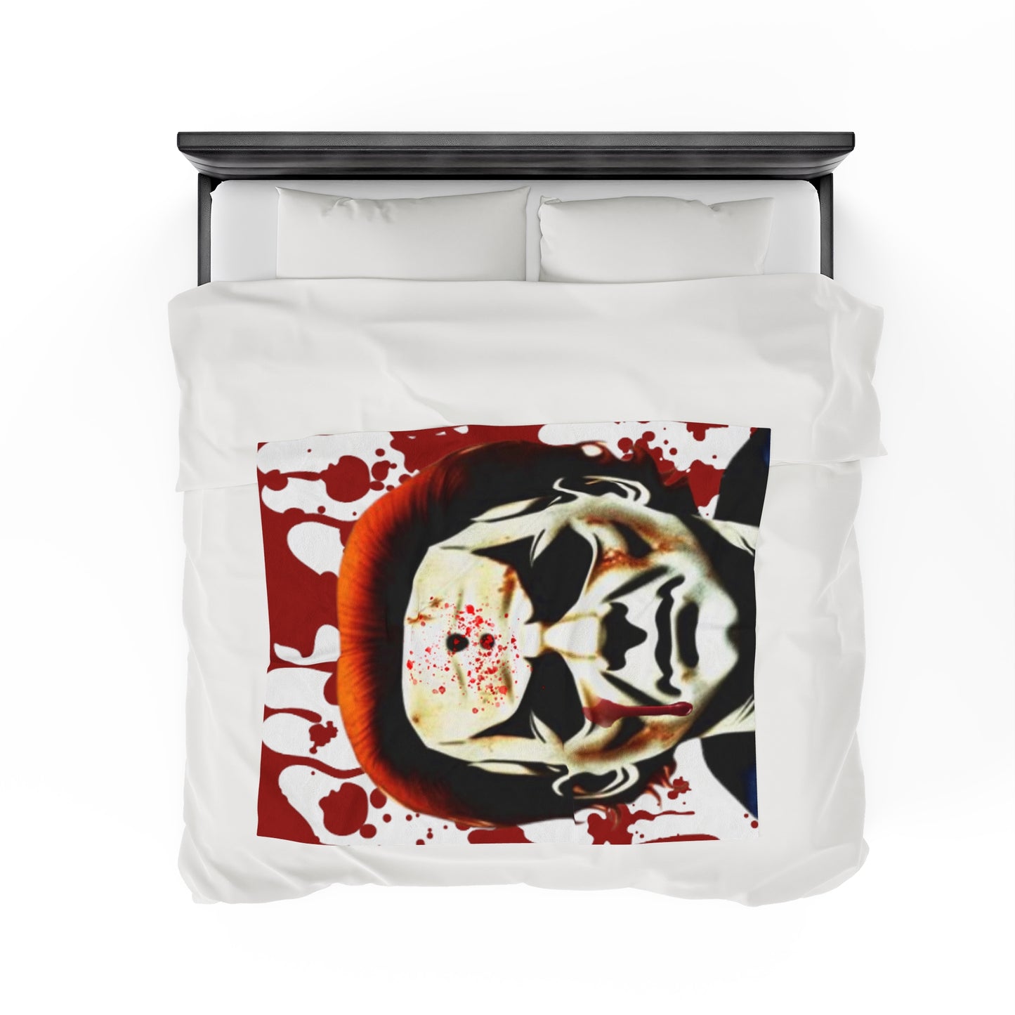 OMNI™ Michael Myers Design Velveteen Plush Blanket for Halloween