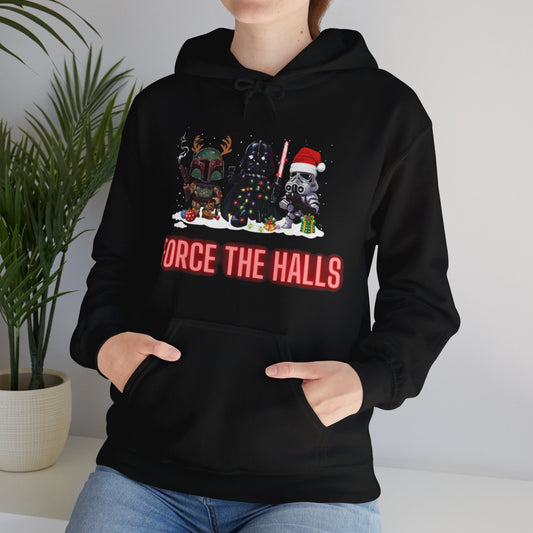 OMNI™ Star Wars Darth Vader Trio (Darth Vader, Boba Fett and Stormtrooper) Christmas Themed Unisex Hoodie