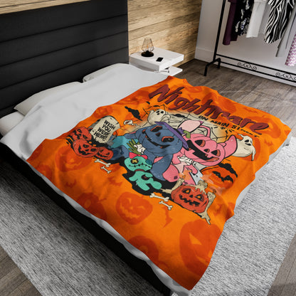 OMNI™ Nightmare On Main Street Velveteen Plush Blanket