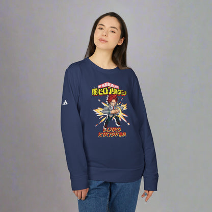 OMNI™ My Hero Academia Eijiro Kirishima Adidas Unisex Fleece Crewneck Sweatshirt