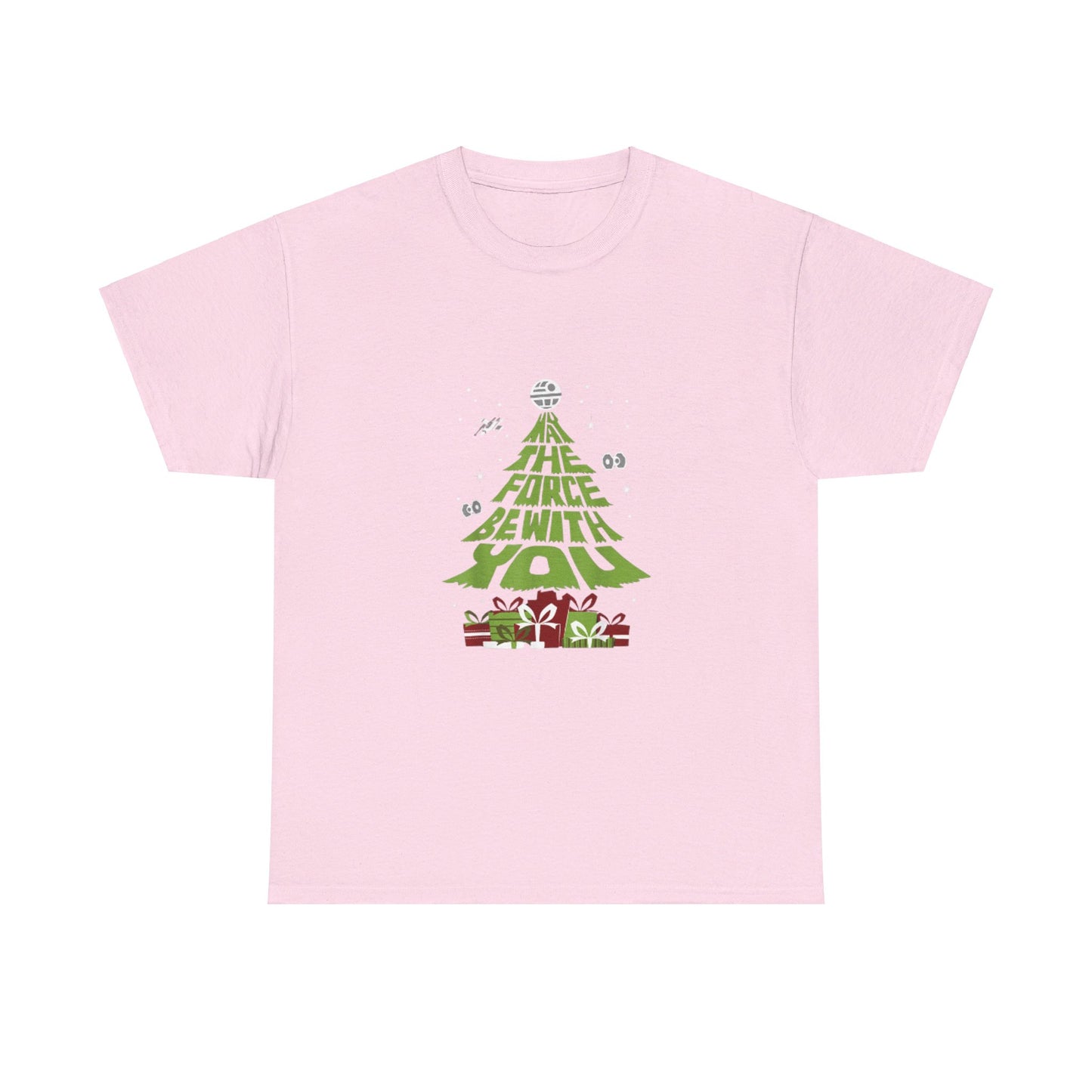 OMNI™ May The Force Be With You Christmas Tree Unisex Heavy Cotton T-Shirt