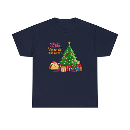 OMNI™ Taco Santa Christmas Holiday Themed Unisex Heavy Cotton T-Shirt