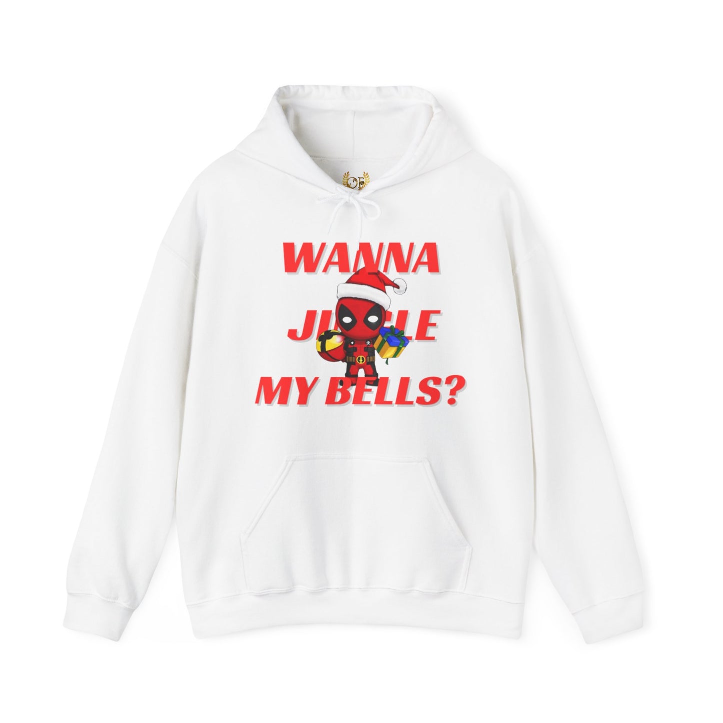 OMNI™ Deadpool Santa (Wanna Jingle My Bells?) Christmas Themed Hoodie