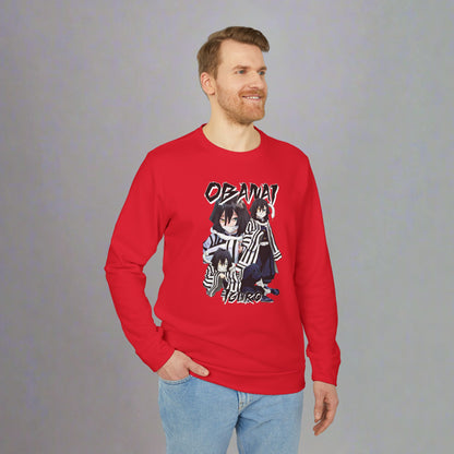 OMNI™ Demon Slayer Serpent Hashira Obanai Iguro Adidas Unisex Fleece Crewneck Sweatshirt