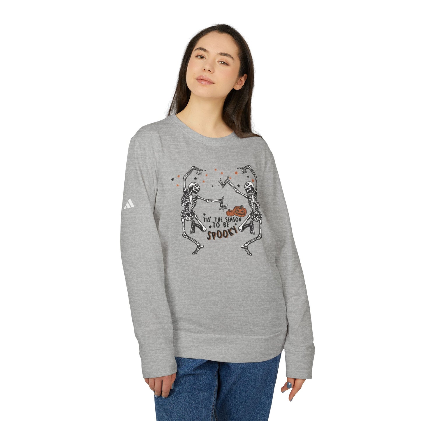 OMNI™ Tis The Season To Be Spooky Adidas Unisex Fleece Crewneck Sweatshirt