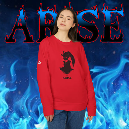 OMNI™ Solo Leveling Marshal Igris Adidas Unisex Fleece Crewneck Sweatshirt