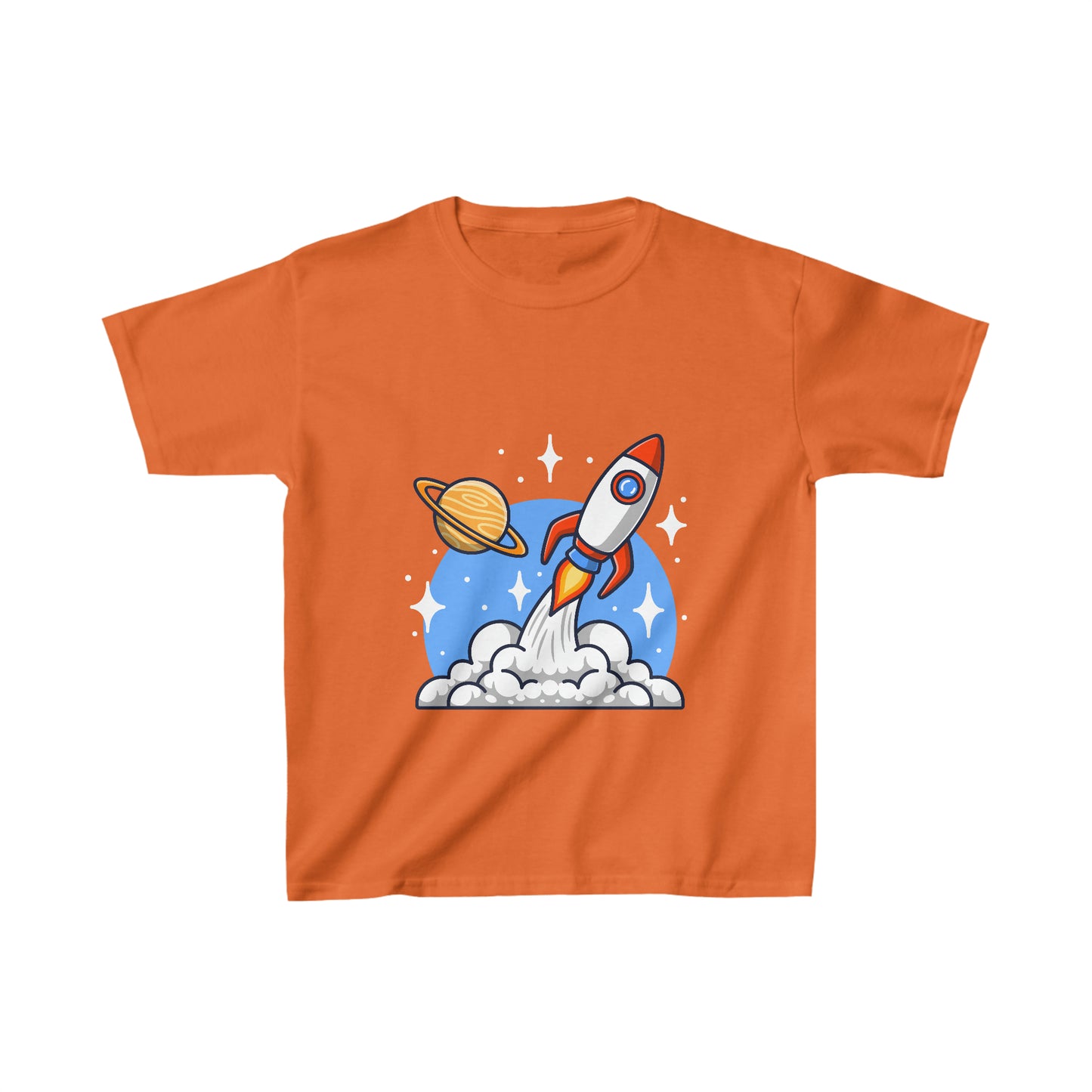 OMNI™ Rocket Ship Kids Heavy Cotton T-Shirt