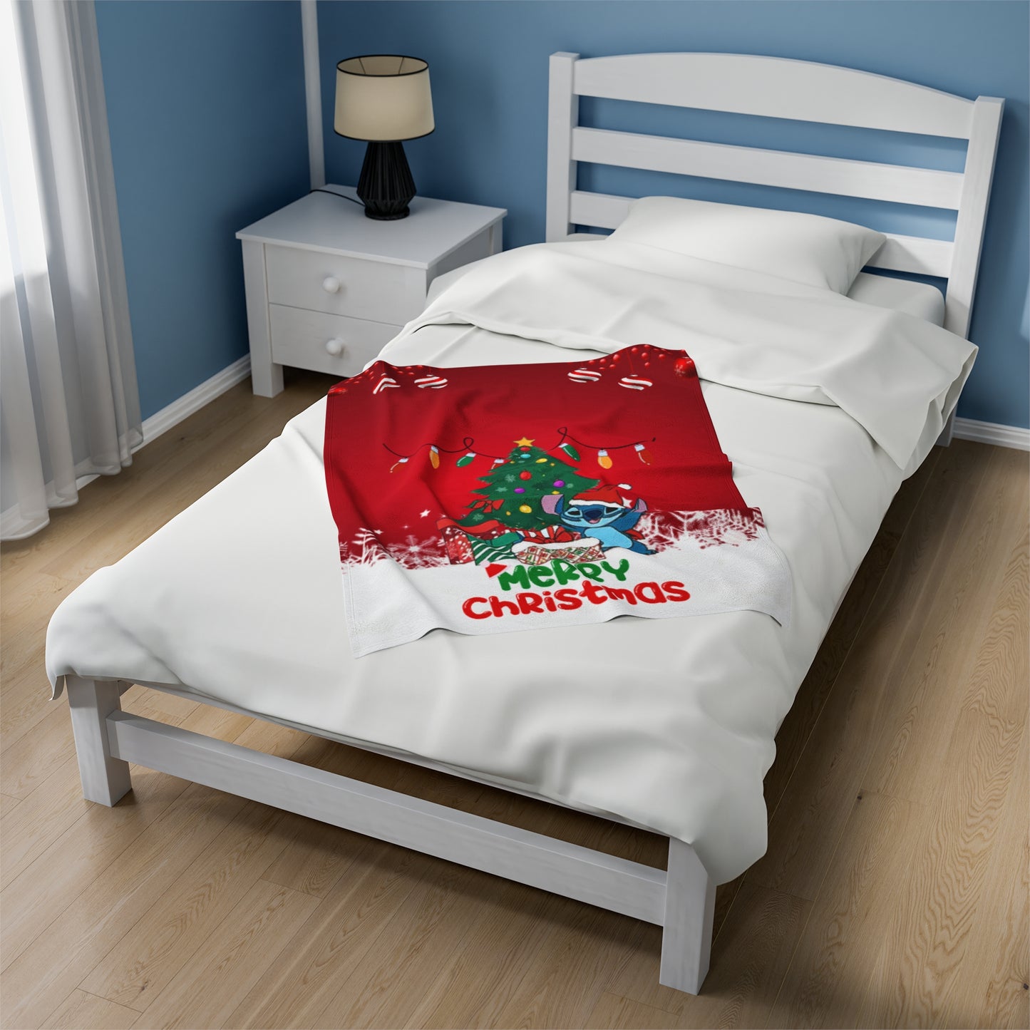 OMNI™ Stitch Christmas Themed Velveteen Plush Blanket