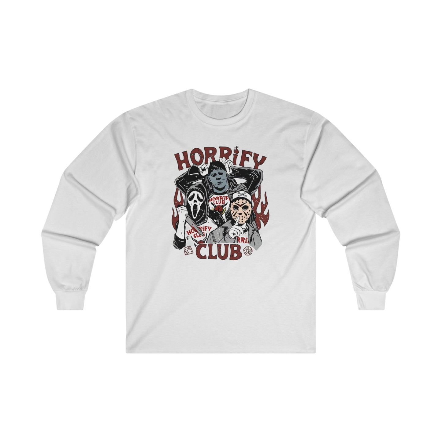 OMNI™ Horrify Club Unisex Ultra Cotton Unisex Long Sleeve T-Shirt