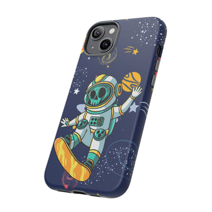 OMNI™ Skeleton Astronaut Space Surfer Double Layered Phone Case