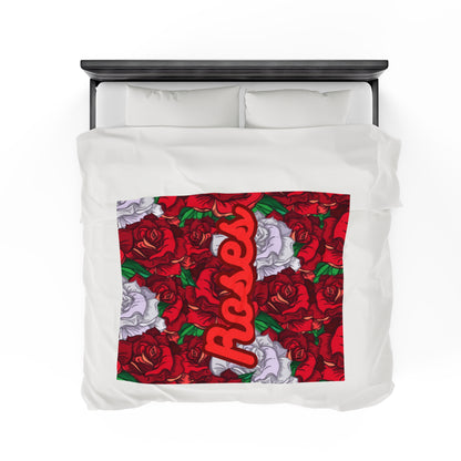 OMNI™ Roses Velveteen Plush Blanket
