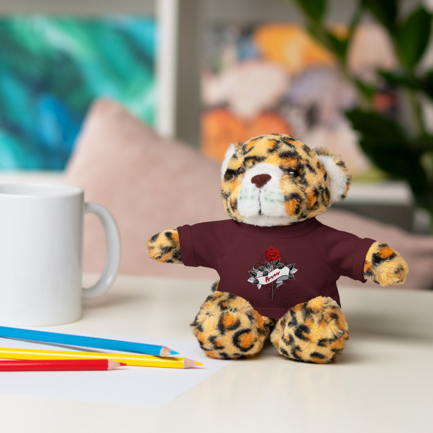 OMNI™ Roses Stuffed Animals with T-Shirt