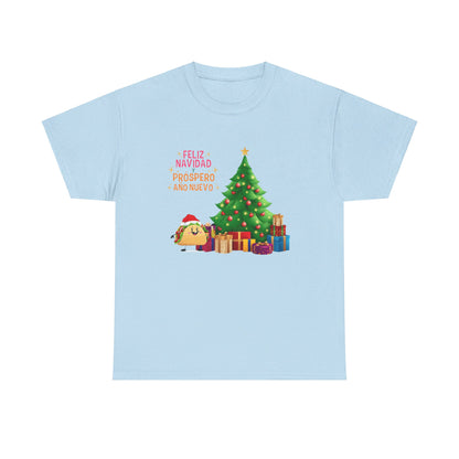 OMNI™ Taco Santa Christmas Holiday Themed Unisex Heavy Cotton T-Shirt