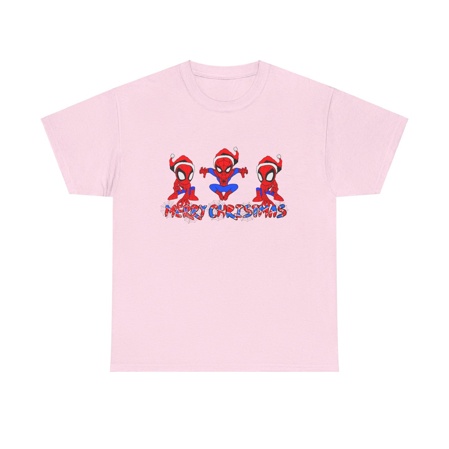 OMNI™ Spider-man Christmas Themed Unisex Heavy Cotton T-Shirt