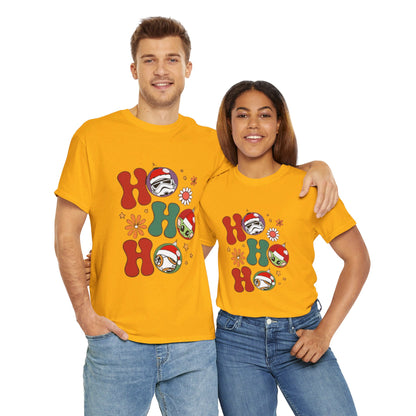 OMNI™ HO! HO! HO! Star Wars Christmas Themed Unisex Heavy Cotton T-Shirt