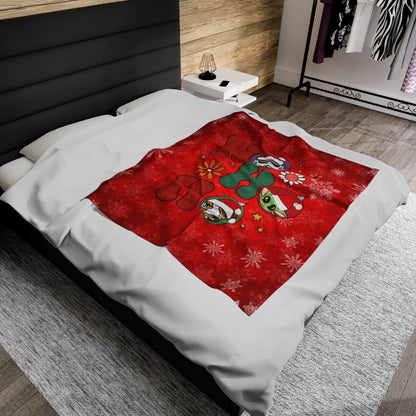 OMNI™ HO! HO! HO! Star Wars Christmas Themed Velveteen Plush Blanket