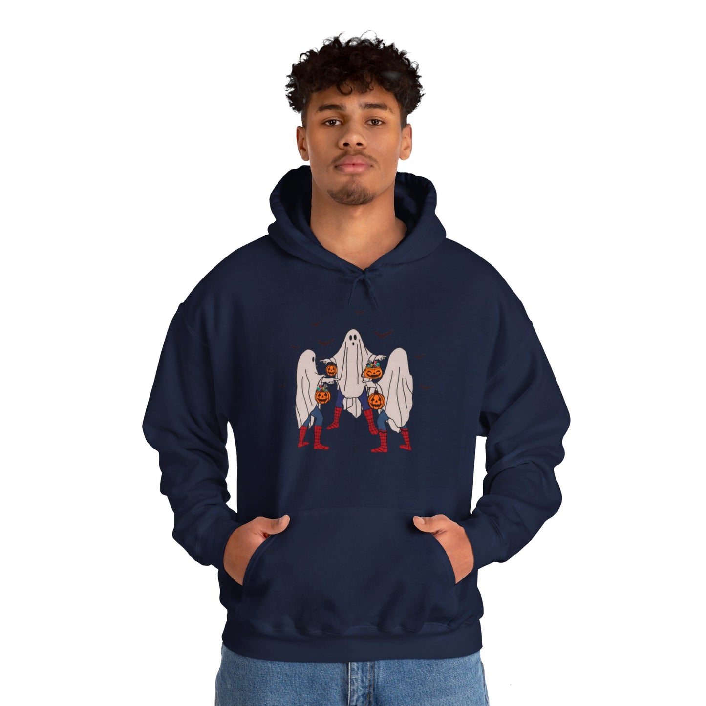 OMNI™ Halloween Themed Spider-Man Meme Unisex Heavy Blend Hoodie