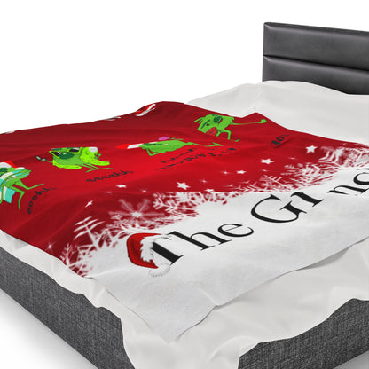 OMNI™ The Grinch "That's It I'm Not Going" Velveteen Plush Blanket