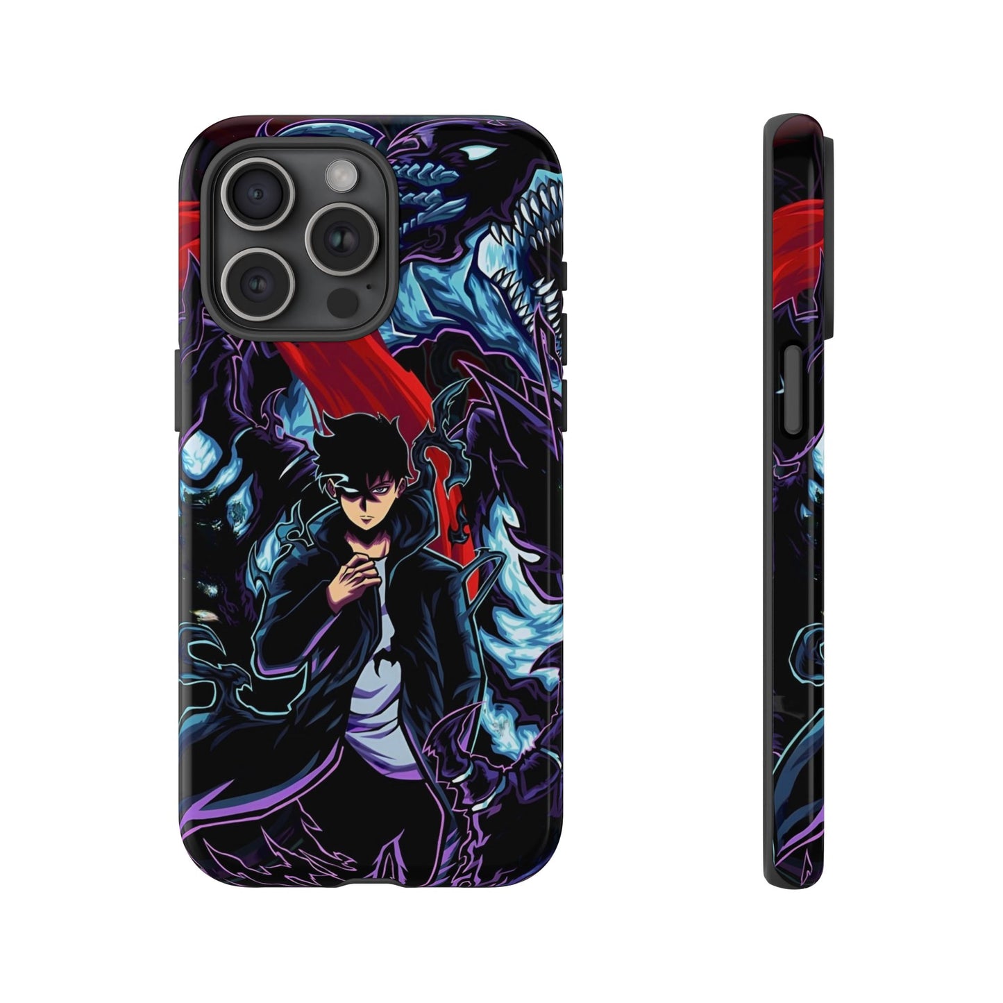 OMNI™ Solo Leveling (Sung Jin Woo and Kamish) Double Layered Phone Cases