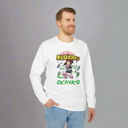 OMNI™ My Hero Academia Ochako Uraraka Adidas Unisex Fleece Crewneck Sweatshirt