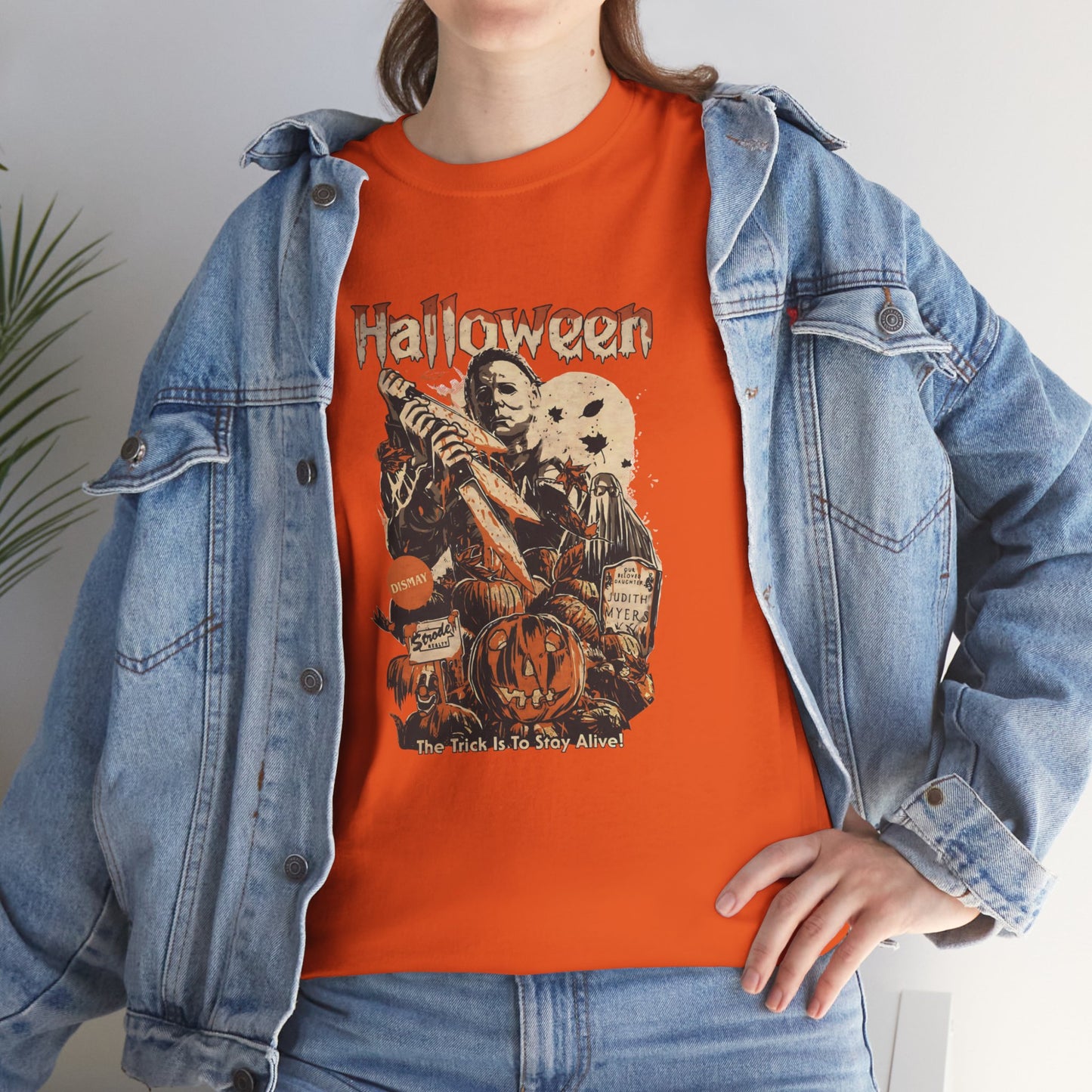 OMNI™ Michael Myers Halloween Unisex Heavy Cotton T-Shirt