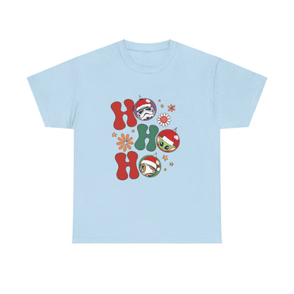 OMNI™ HO! HO! HO! Star Wars Christmas Themed Unisex Heavy Cotton T-Shirt