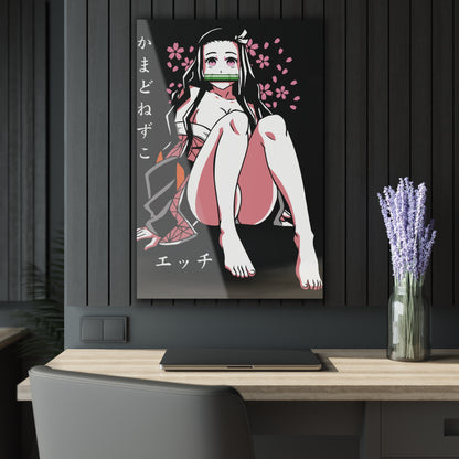 ﻿OMNI™ Demon Slayer Nezuko Kamado Sakura Acrylic Print