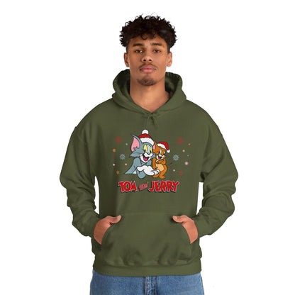 OMNI™ Tom and Jerry Christmas Themed Unisex Heavy Blend Hoodie