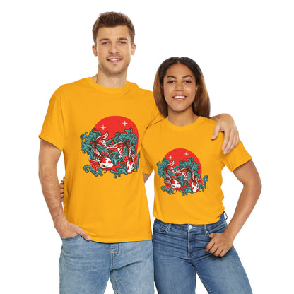 OMNI™ Japanese Koi Unisex Heavy Cotton T-Shirt