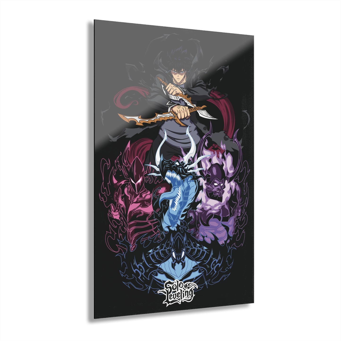 OMNI™ Solo Leveling Sung Jinwoo's Elite Shadows Acrylic Print