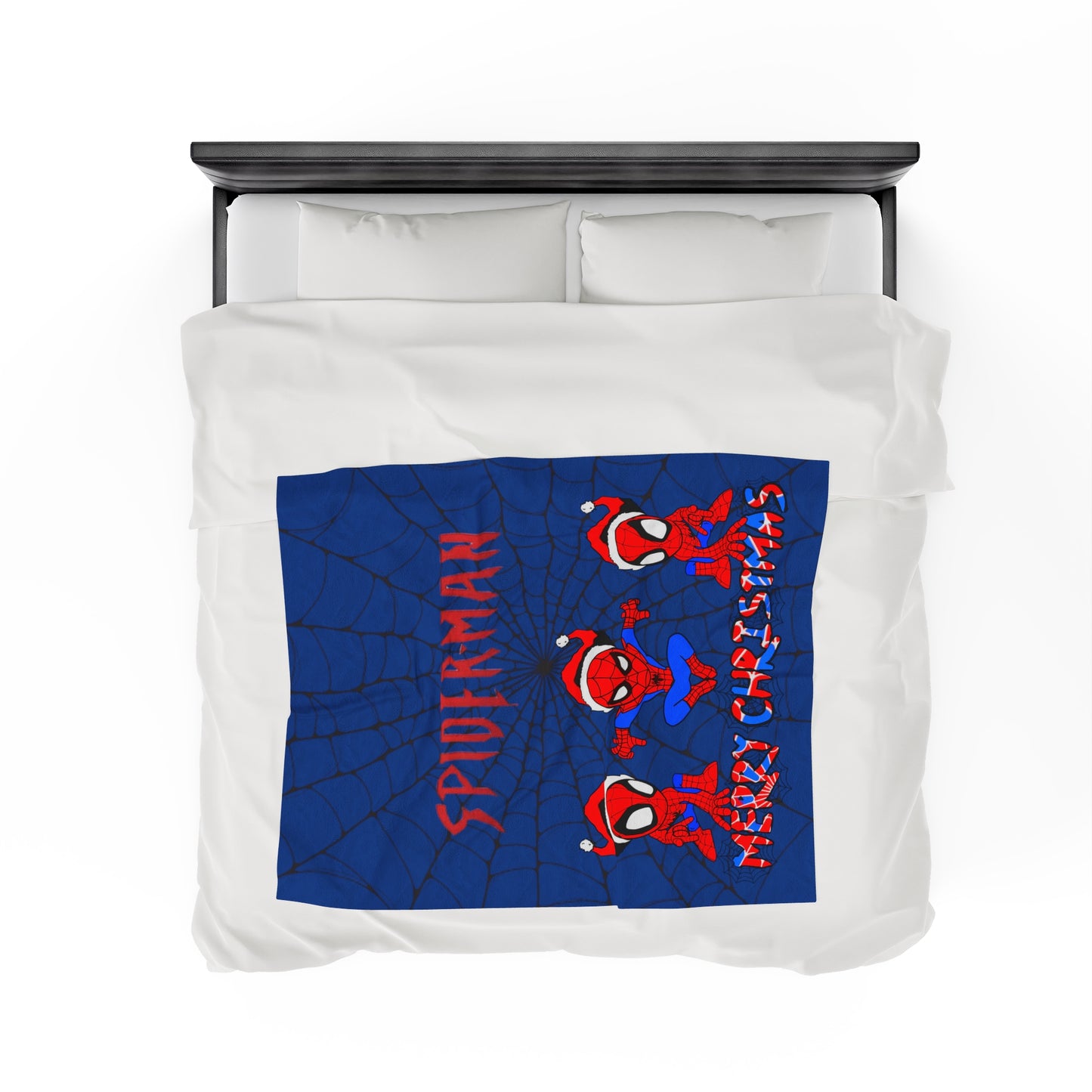 OMNI™ Spider-man Christmas Themed Velveteen Plush Blanket