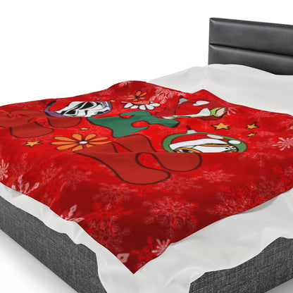 OMNI™ HO! HO! HO! Star Wars Christmas Themed Velveteen Plush Blanket